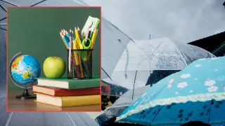 Suspensión de clases por lluvias