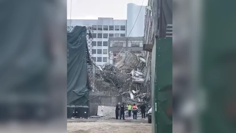 Derrumbe en la ciudad de México