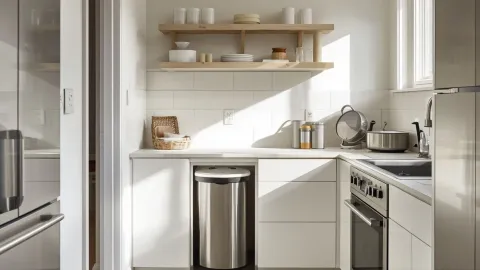 3 ideas elegantes para reemplazar tu bote de basura en la cocina y transformar tu espacio