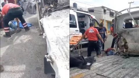Explota camioneta que transportaba pirotecnia; hay varios lesionados