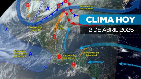 Clima hoy miércoles 2 de abril 2025
