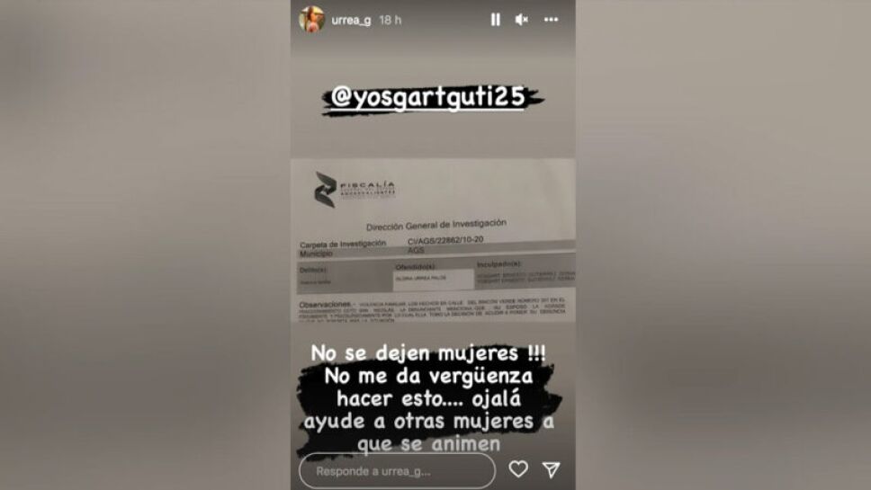 Yosgart Gutiérrez es acusado de violencia familiar por su esposa