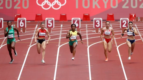 Shelly-Ann Fraser-Pryce en Tokyo 2020