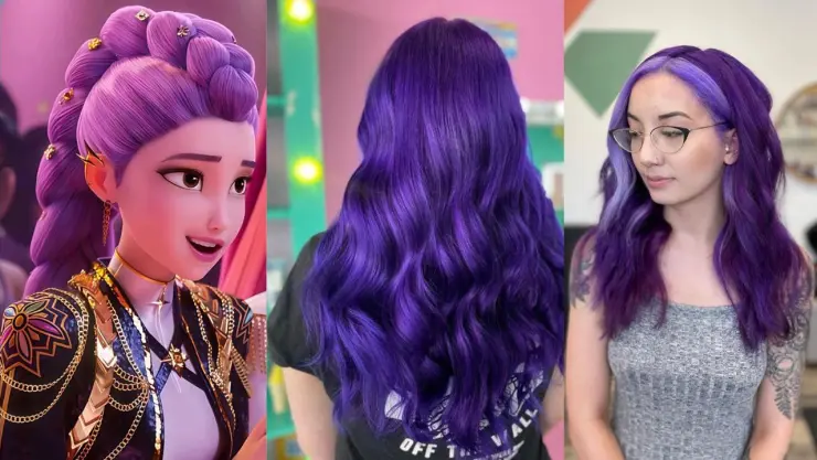 Cómo pintar el pelo de fantasía temporalmente para lucir como Rumi de Kpop Demon Hunters sin maltratarlo.jpeg