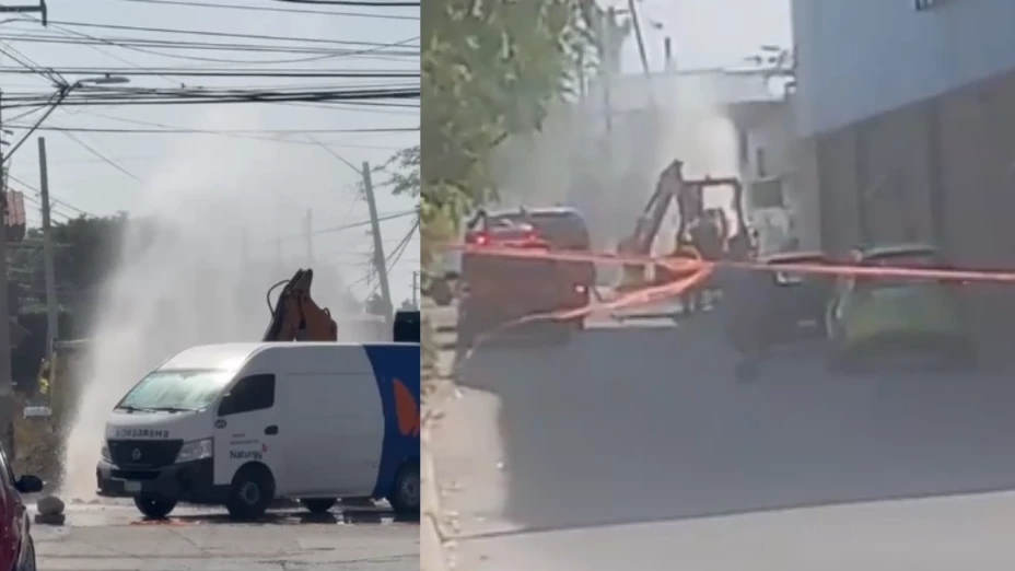 Fuga de gas natural en León