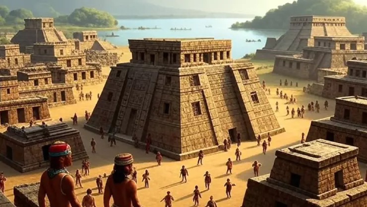 Video mapping de Tenochtitlán