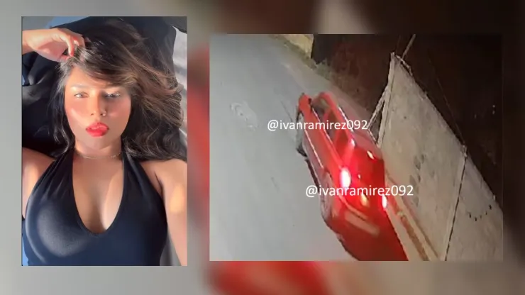 Cámaras captaron la camioneta de Luis Ángel “N”, sospechoso de la desaparición de su pareja.