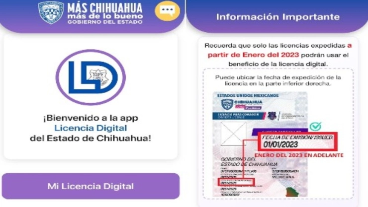 Licencia Conducir Digital Chihuahua tramitar celular fácil rápido requisitos