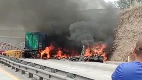 Accidente Libramiento Norte CDMX