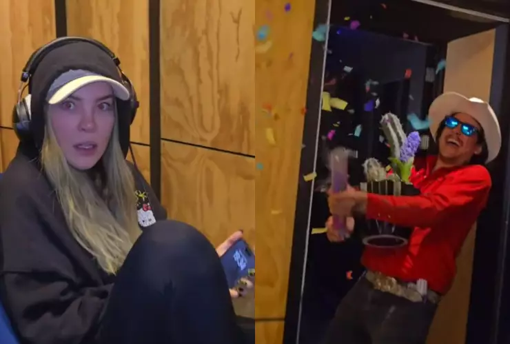 Belinda es sorprendida por Flores El Patrón