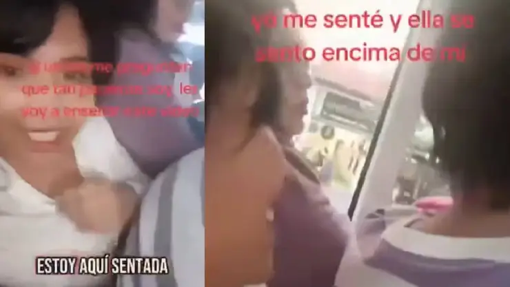 Mujer se sienta en pasajera en Metrobús de CDMX porque le ganó el lugar: Video