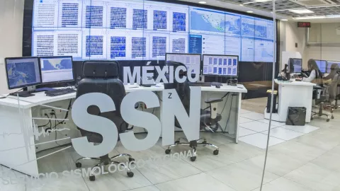 Departamento de Sismología del Instituto de Geofísica de la UNAM.