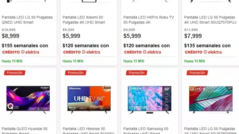 Smart TV de 50 Pulgadas