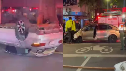 Madrugada de caos en CDMX y Edomex: accidentes viales y balacera con muertos