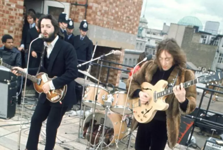 Concierto en la azotea The Beatles
