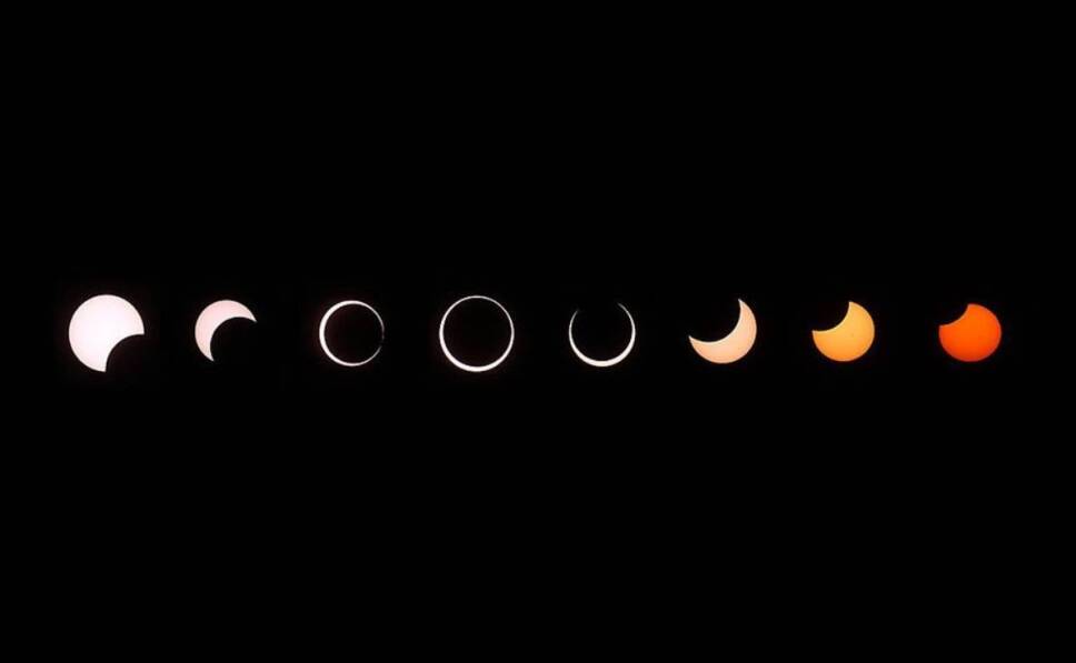 CALENDARIO LUNAR y fenónemos astronómicos en febrero de 2022