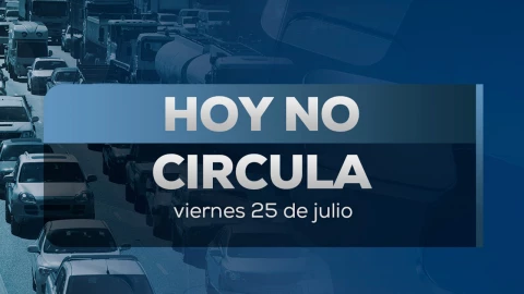 Hoy No Circula jueves 25 de julio 2025