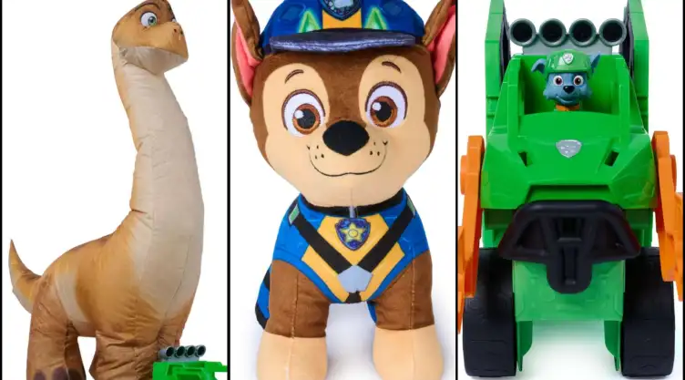 juguetes de paw patrol_ dino movie