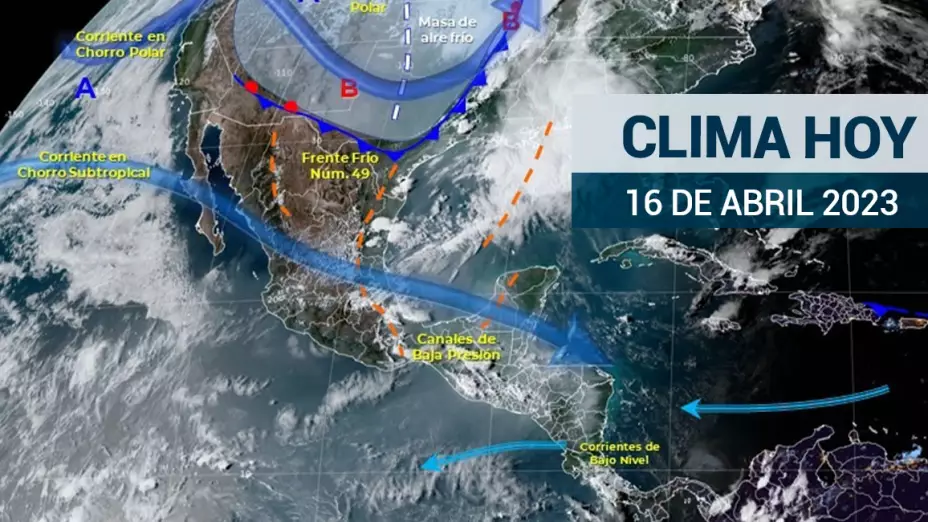 Clima en México hoy 16 de abril