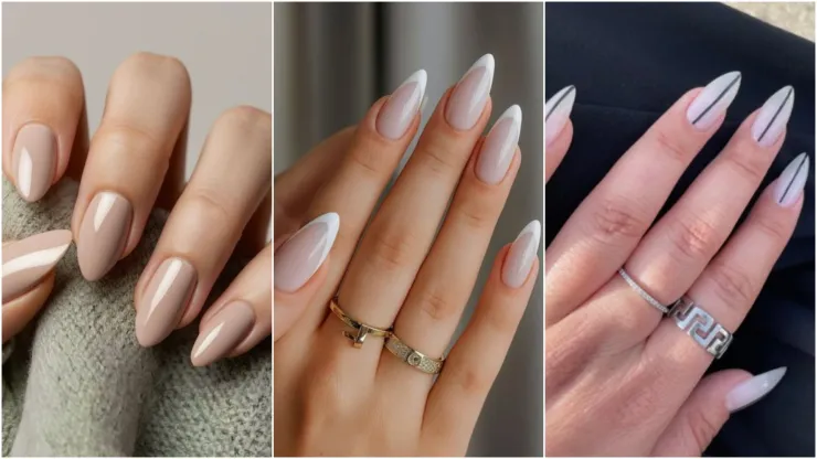 Modelos de uñas minimalistas largas