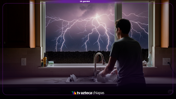 ¡Peligro en casa! Por qué no debes lavar trastes durante una tormenta eléctrica