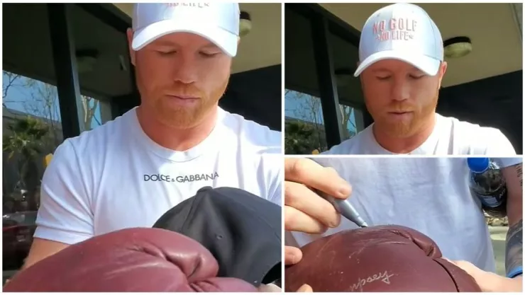 canelo-alvarez-se-enoja-fans-autógrafo-firma-gorras-guantes-hacer-dinero-reventa-video