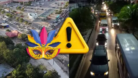 Tráfico hoy: ¡Lunes sin clases y de carnaval! Calles cerradas en Cancún HOY, 16 de febrero
