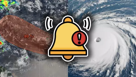 ¿Huracán en el Atlántico? Vigilan zona de baja presión con probabilidad de desarrollo ciclónico en 7 días