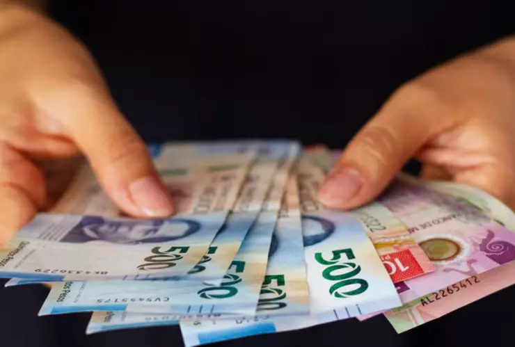 Entrega de aguinaldo en Baja California