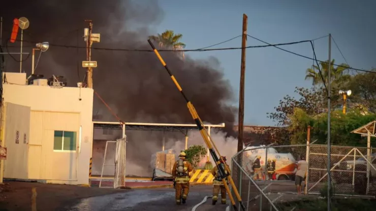 incendio en planta de gas lp
