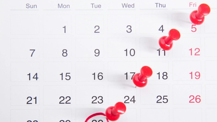 Foto de calendario.