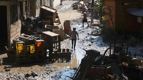 Iundación en Álamo, Veracruz