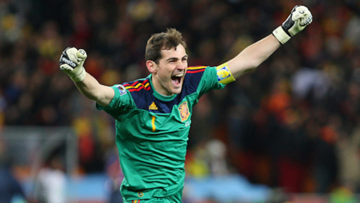 Iker Casillas en el Mundial Sud&aacute;frica 2010