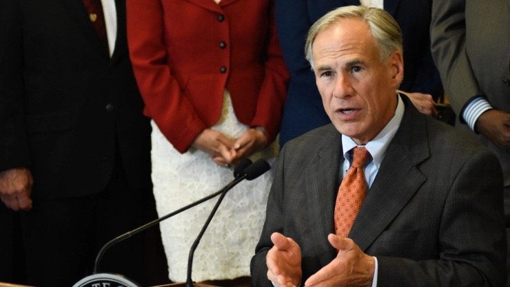 El gobernador de Texas, Greg Abbott.
