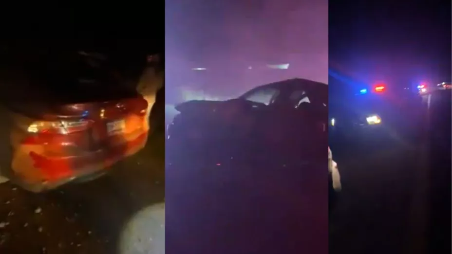 “Son mis hijos": reportero descubre que su familia sufrió accidente durante transmisión en vivo | VIDEO
