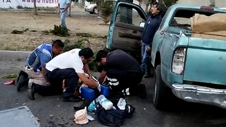 accidente recta a cholula hoy miércoles