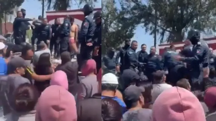 Pobladores Hidalgo amenazan con linchar a 3 presuntos ladrones