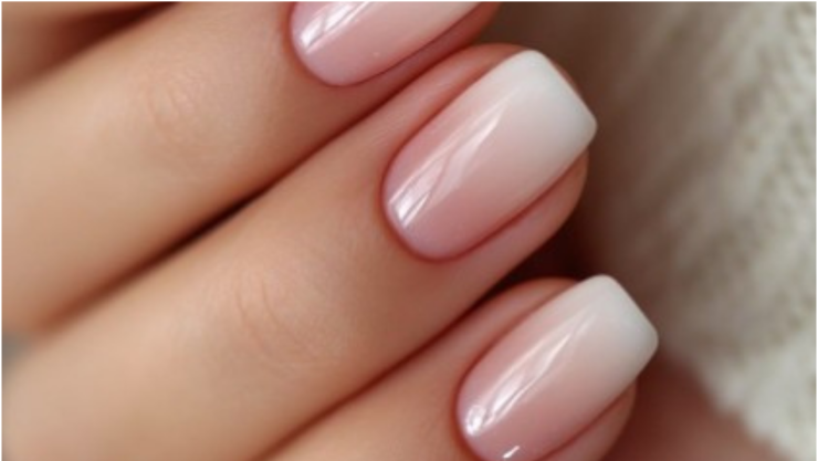 uñas ojo de gato rosa