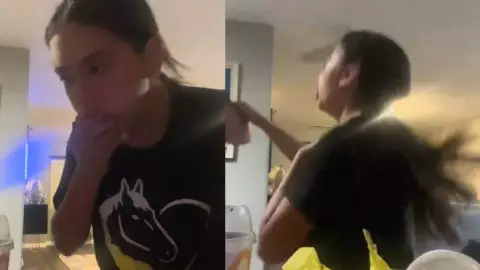 Por un reto de Tiktok, joven casi muere y su papá le salva la vida