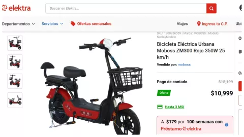 bicimoto el mejor fin elektra