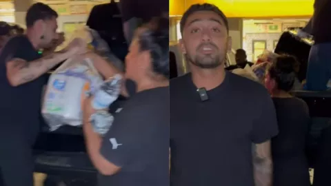 Brian Villegas ayuda a damnificados por el huracán Otis