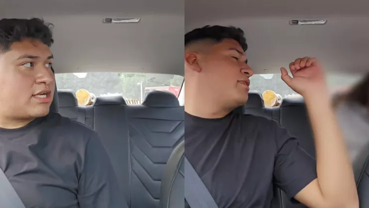 Novio confunde a chofer con pretendiente de su pareja y hace un escándalo