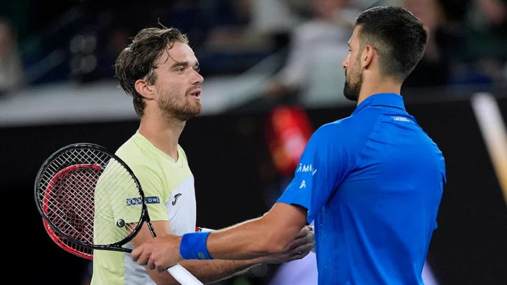 Djokovic y Machac Australian Open