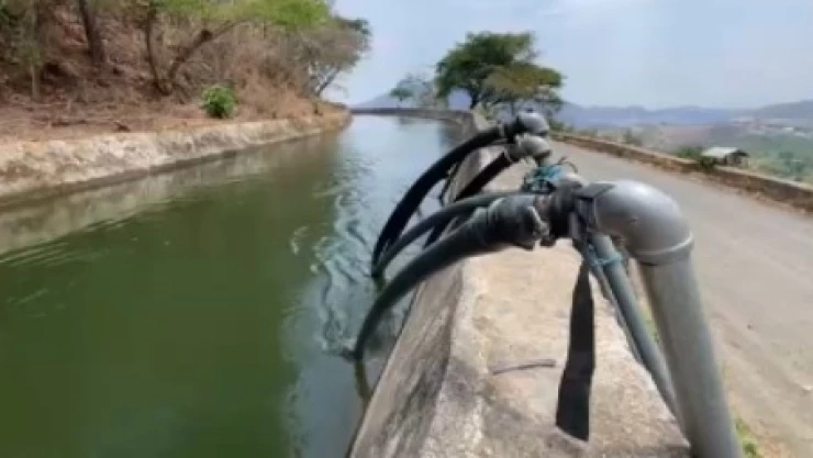 Robo y huachicoleo de agua en la presa Valle de Bravo