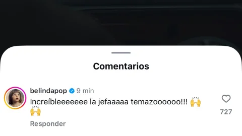 belinda reacciona post de Cazzu y su tema con otra.jpeg