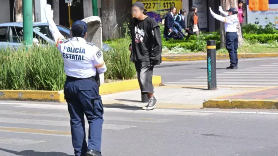 Multas si bloqueas un cruce peatonal Edomex