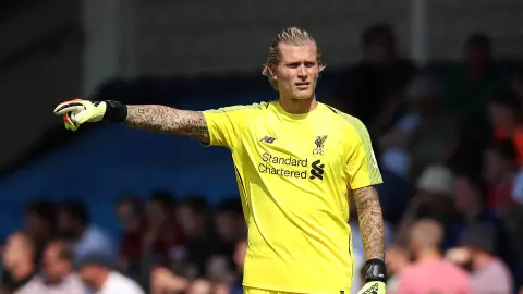 Lloris Karius con el Liverpool