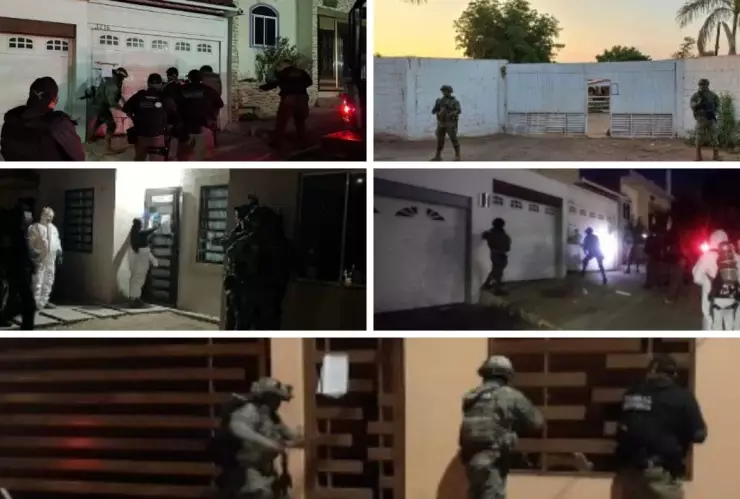 Sinaloa: Operativo en Culiacán asegura arsenal, químicos y máquinas para elaborar drogas