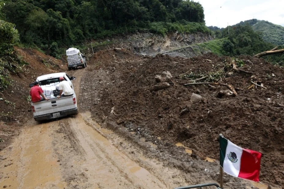 Se registraron graves derrumbes en la entidad