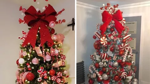Los moños XL se convirtieron en la nueva tendencia de este 2025 para la decoración de Navidad